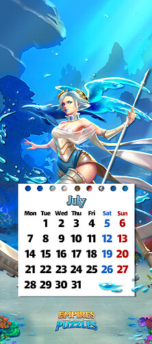 July Mobile Calendar Android