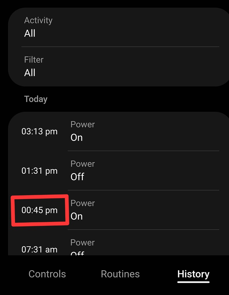 Device history timestamps General Discussion SmartThings Community