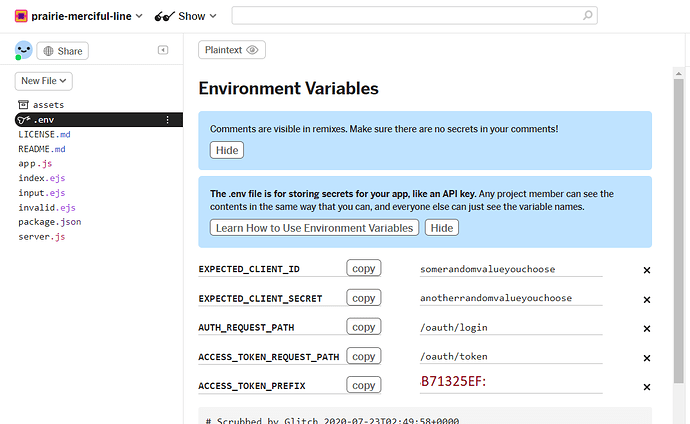 OauthServer_ENVvariables