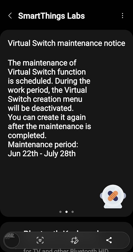 Android Virtual switch update General Discussion SmartThings Community