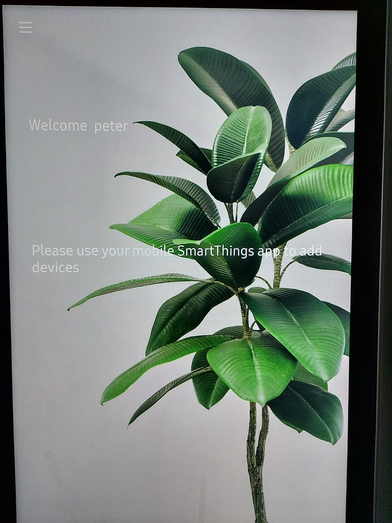 Smartthings app on Family Hub Refrigerator Apps & Clients
