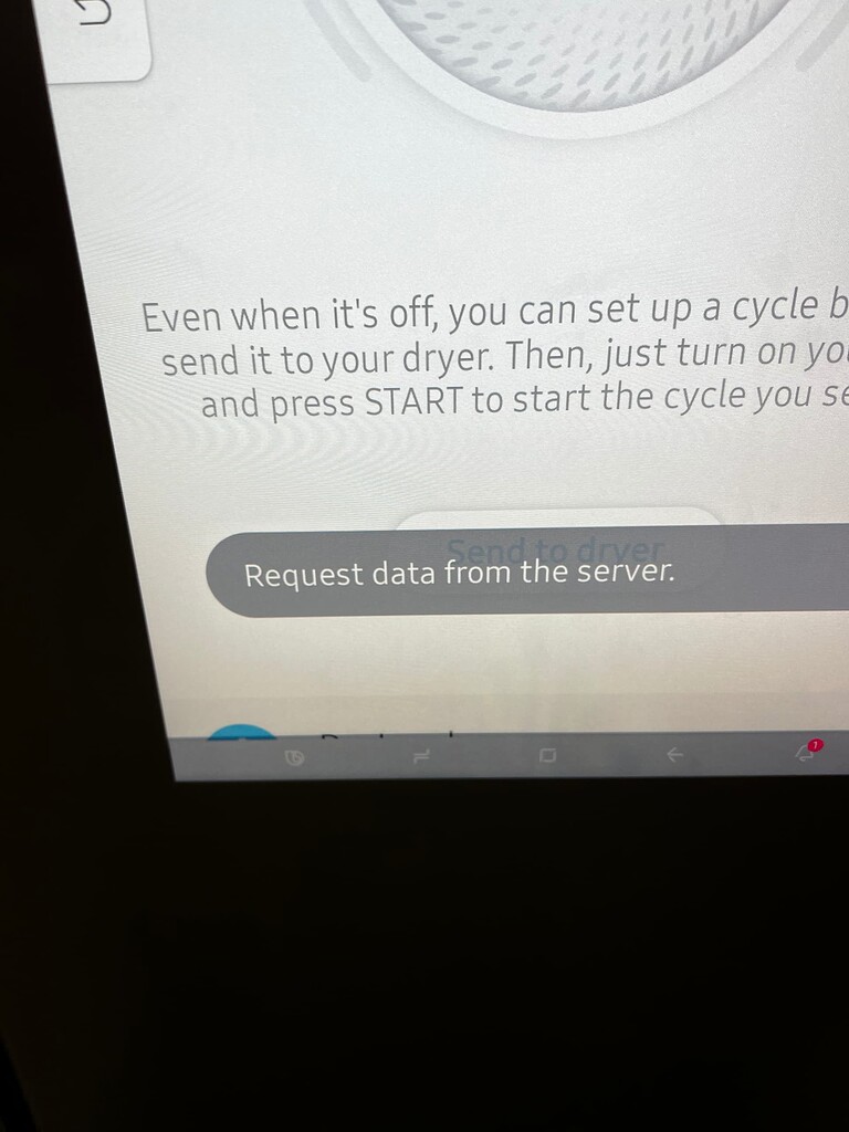Family Hub - Get data from Server error message - Connected Things ...