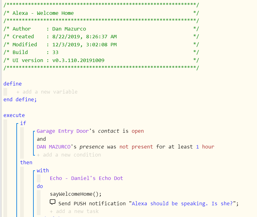 Home Piston not working? webCoRE SmartThings Community