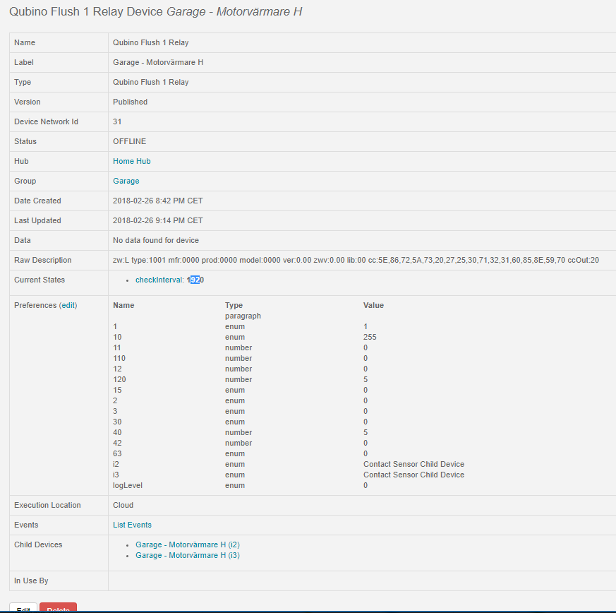 [OBSOLETE] Qubino Flush 1D Relay, Flush 2 Relays, Flush 1 Relay