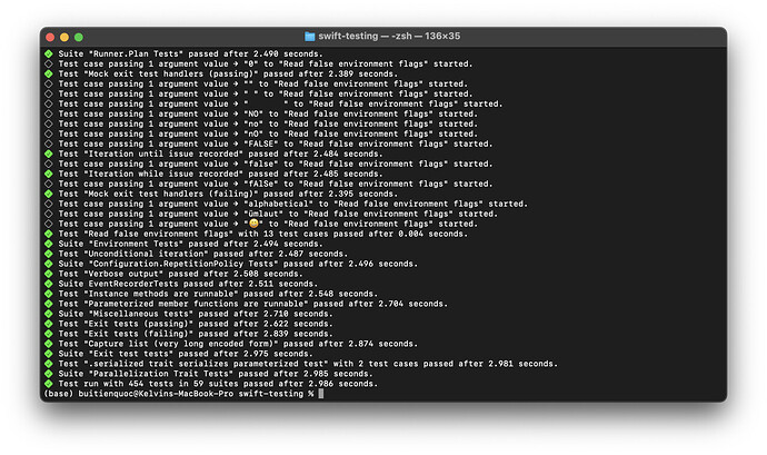 Current Console Output