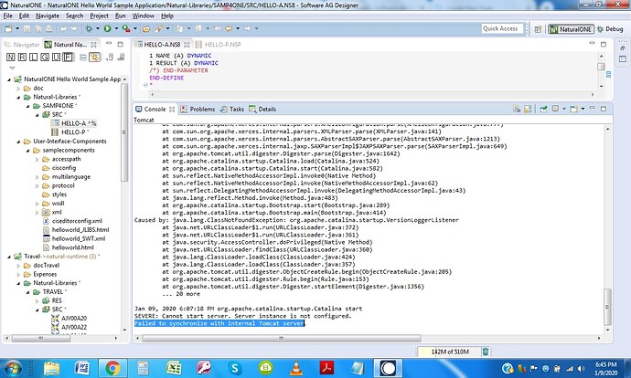 Failed to synchronize with internal Tomcat server.jpg