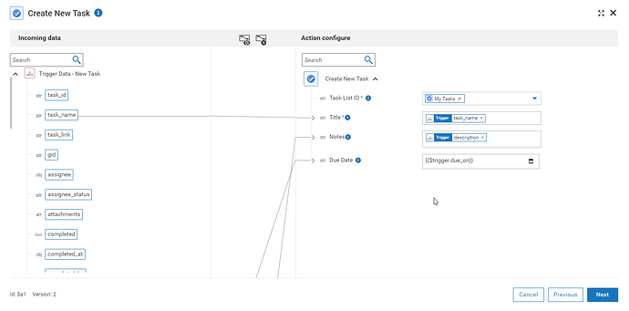 Google Tasks connector configuration