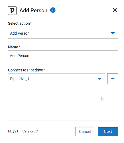 Configure Pipedrive connector