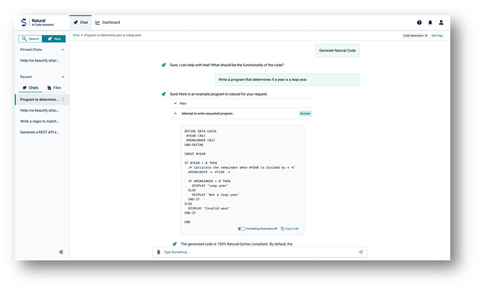 Natural AI Code Assistant
