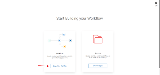 Workflow creation 2