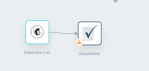 Connect Smartsheet connector with the trigger action