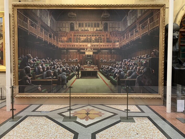 banksy-devolved-parliament-monkey-bristol-museum-photo-credit-graffitistreet.com-3