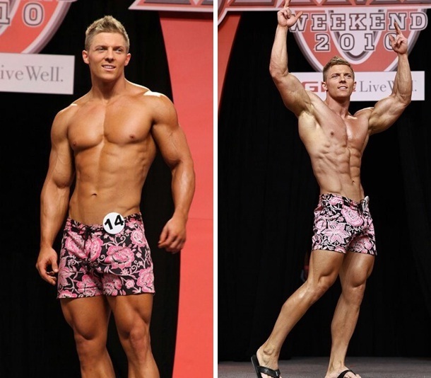 Steve Cook on stage