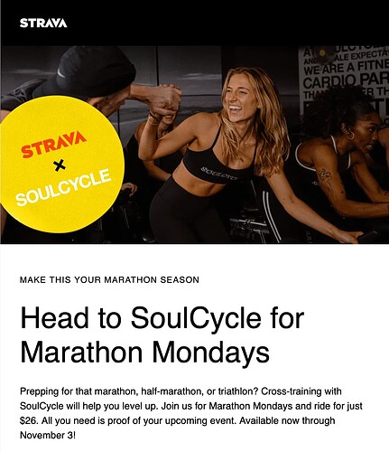 Strava SoulCycle
