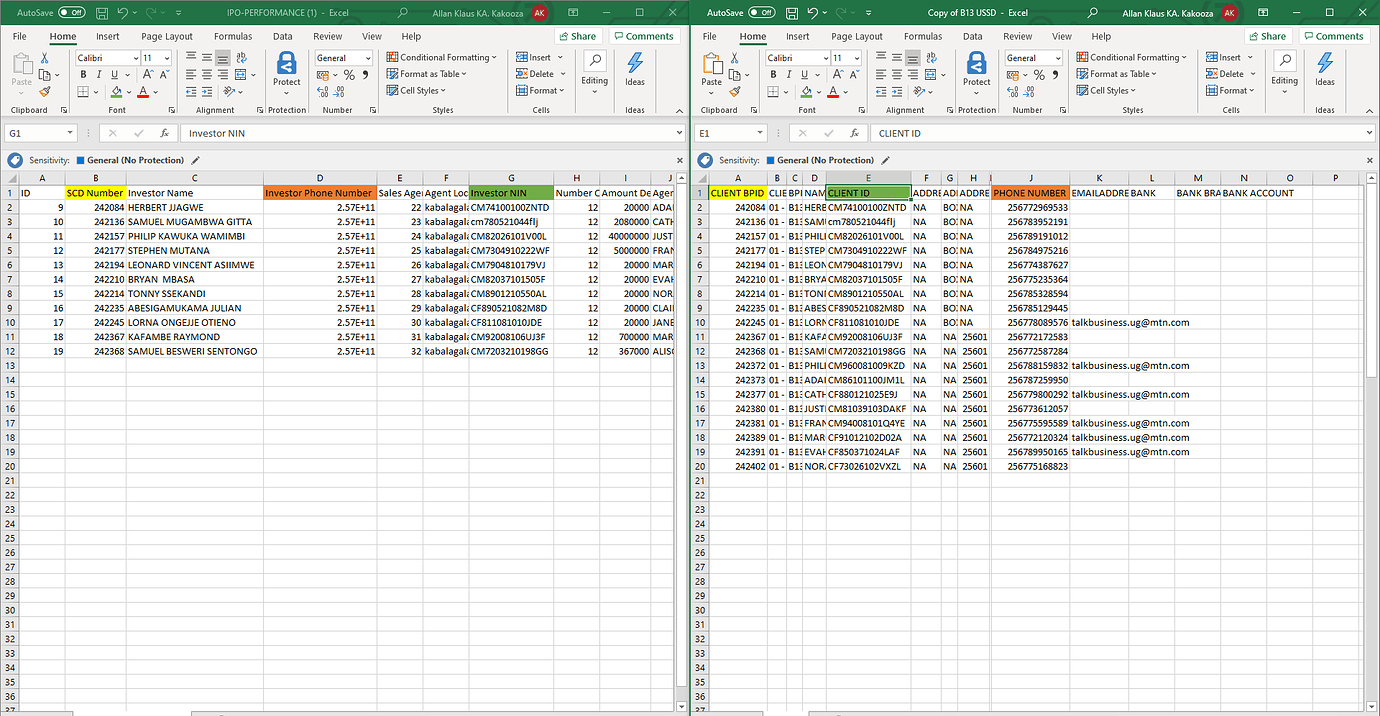 How to compare two dataTables with different column names but with the