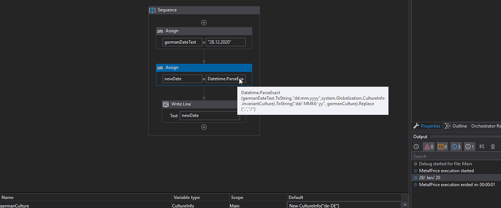 Need help with Date format conversion using cultureInfo - Studio ...