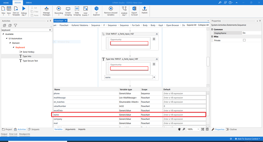 How to write a variable with type into activities - Help - UiPath ...