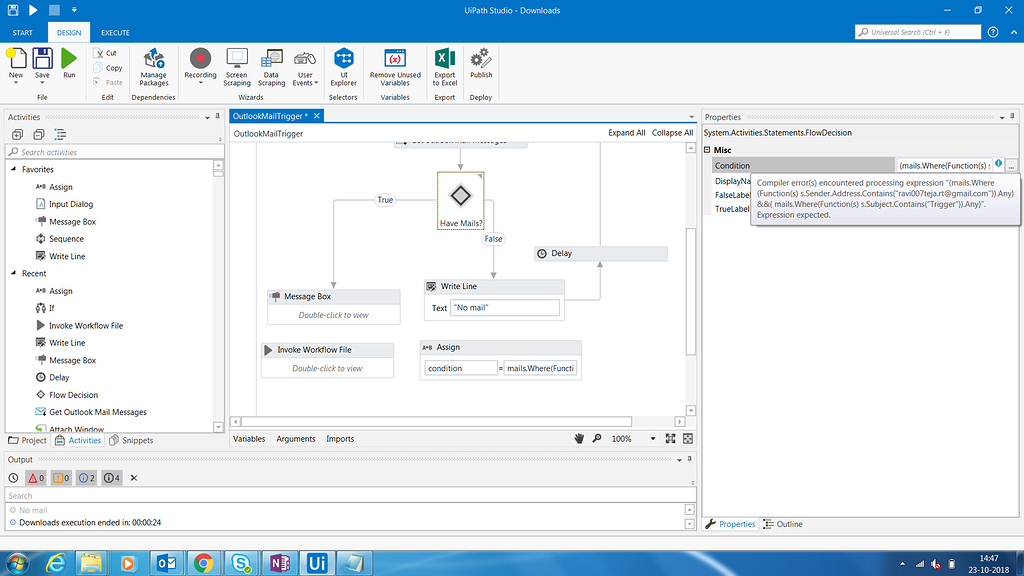 How to put multiple conditions in the Flow Decision activity? - Help ...
