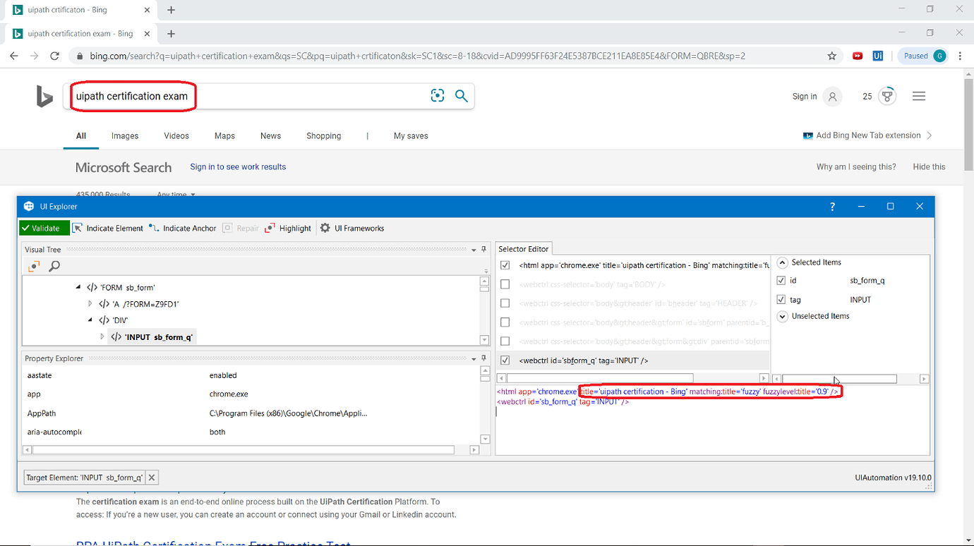 FeatureBlog 19.10 Fuzzy string matching for your selectors