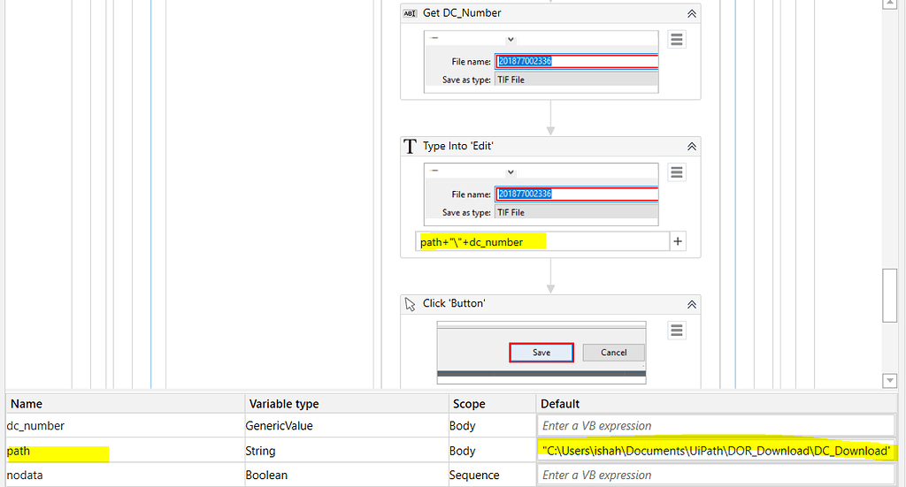 Unable to save file to specific location Help UiPath Community Forum