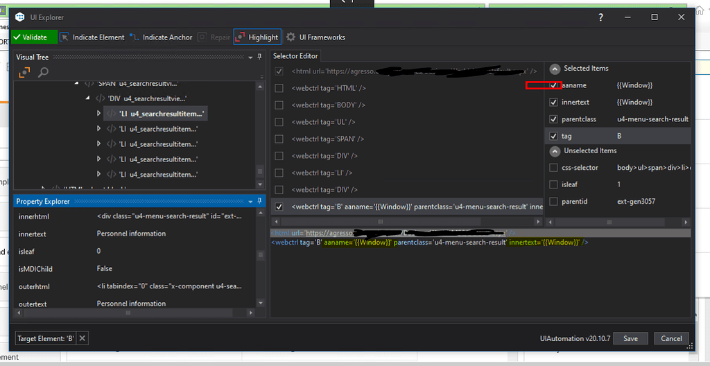 Using variables in UI Explorer - Limit to EXACT match - Help - UiPath ...