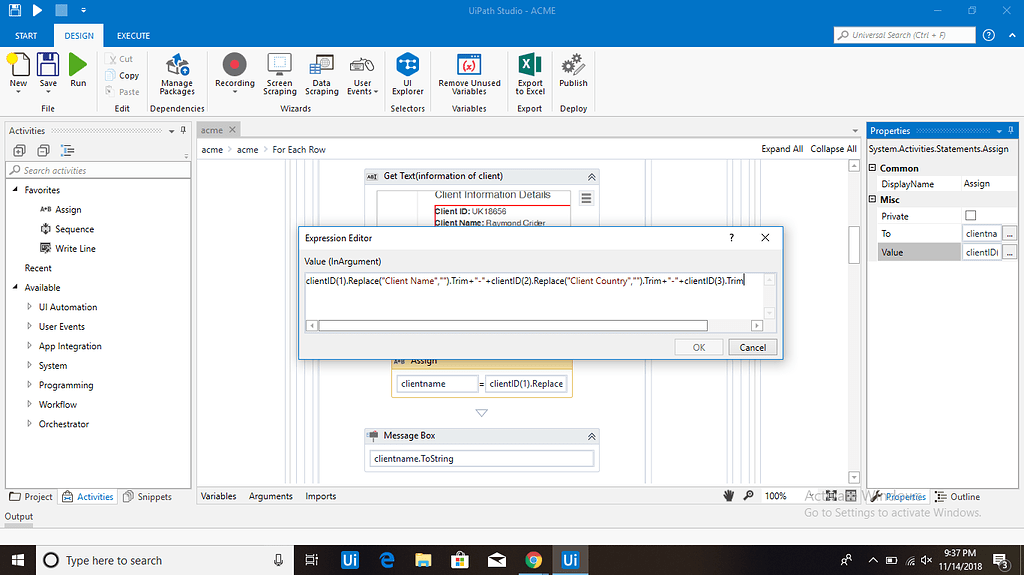 Index was outside the bounds of array help uipath community forum