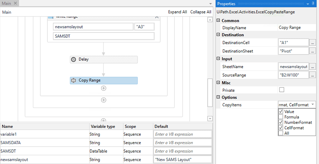 Copy Range Exception from HRESULT 0x800AC472 Studio UiPath