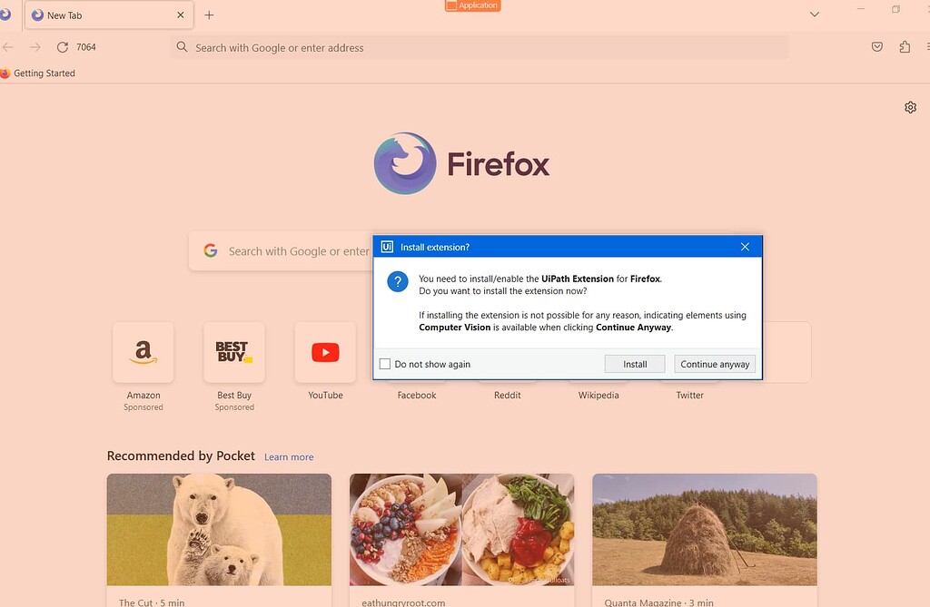 Firefox UiPath Extension installation issue Studio UiPath Community