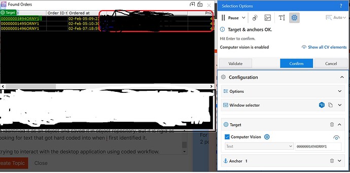 object recognition issue