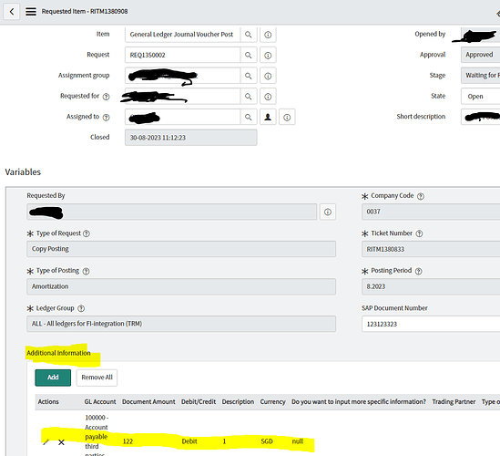 Servicenow update additional fields marketplace uipath community