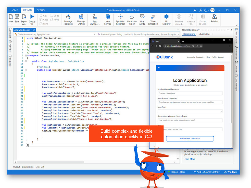 UiPath Community 2023.10 Release - Coded Automations & Test