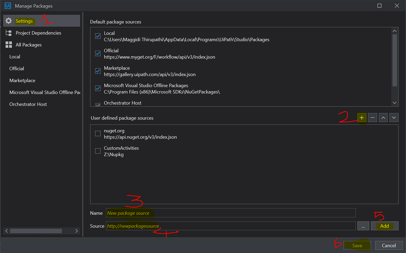 Add manually new Document Understanding framework template into Studio Add manually new Document Understanding framework template into Studio