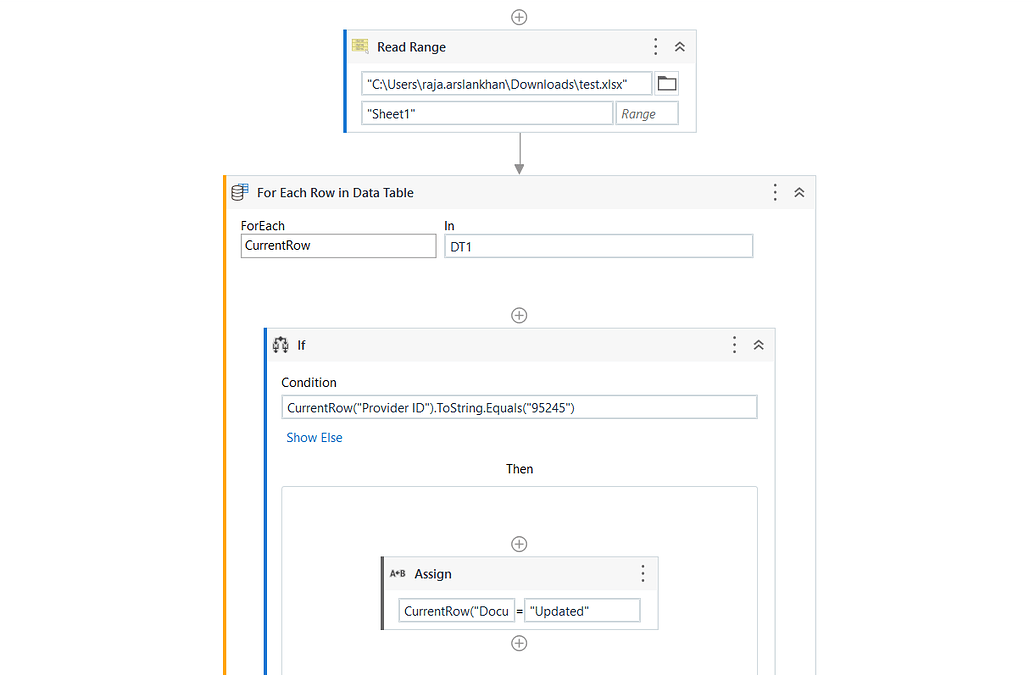 How to add data to specific column in Data Table based off a value in ...