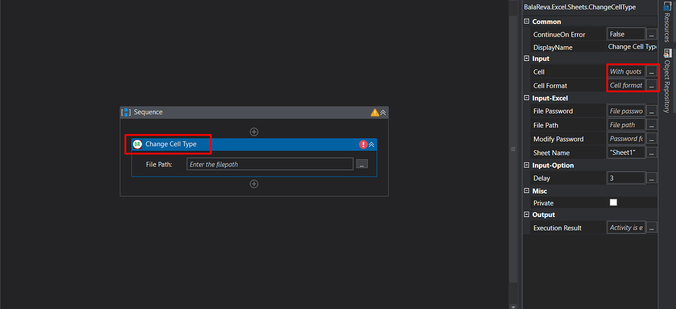 How to change date in right format for column of excel using uipath