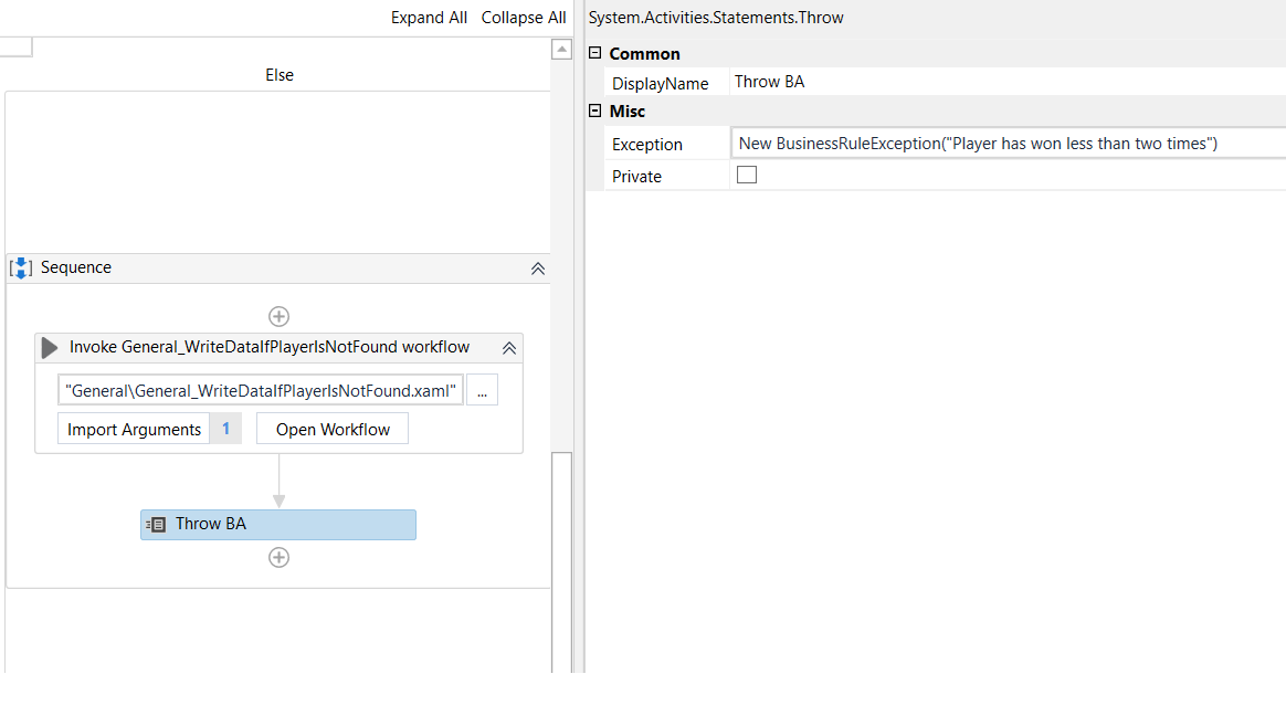 Throw activity in reframework Help UiPath Community Forum