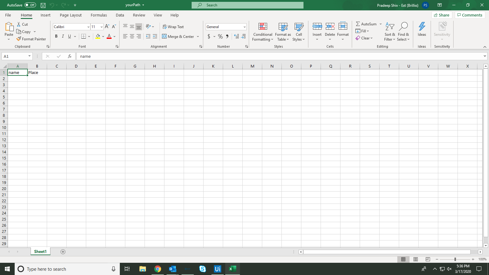Create blank excel sheet Page 2 Studio UiPath Community Forum