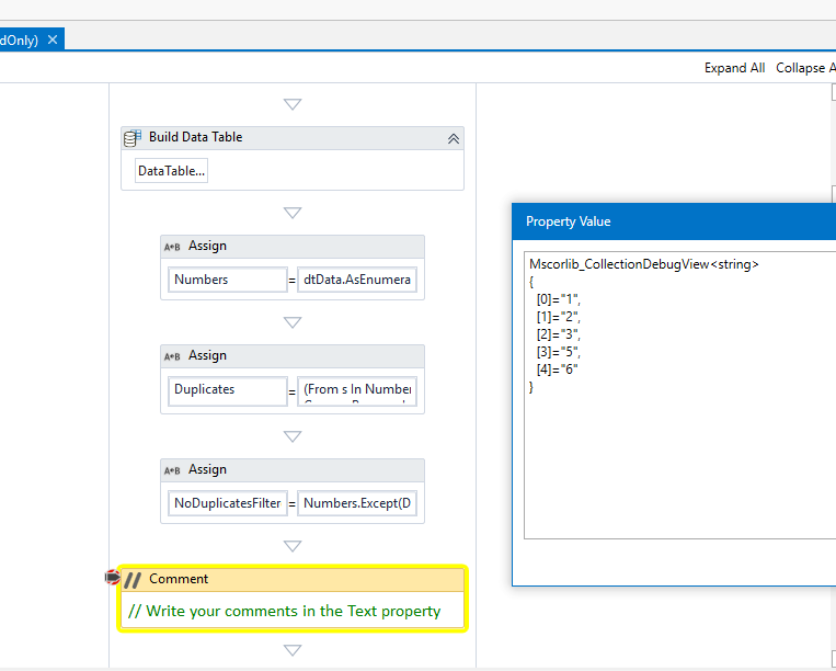 Filter/Select Non Duplicate Values - Help - Uipath Community Forum