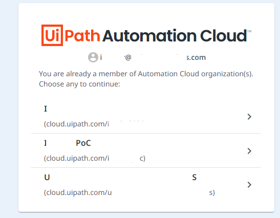 UiPath Accounts