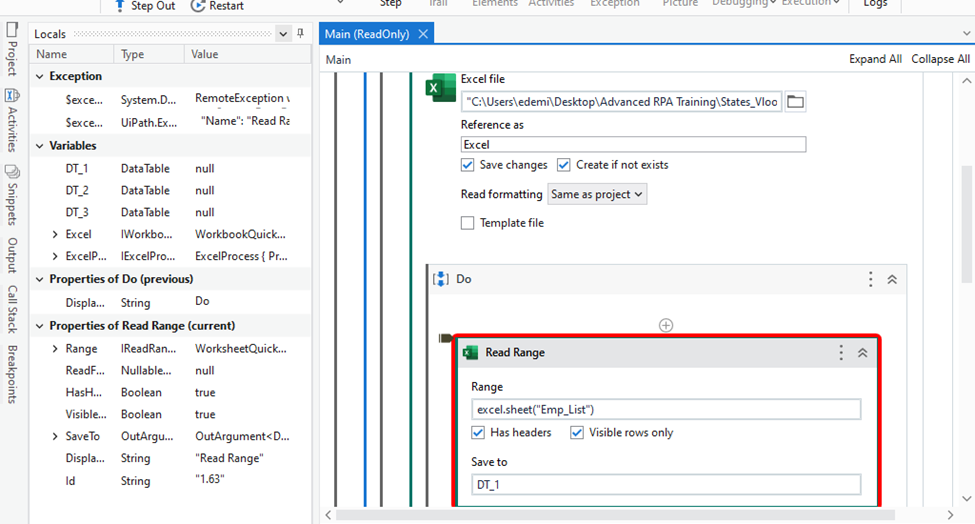 Vlookup the States and write the corresponding abbreviations in in