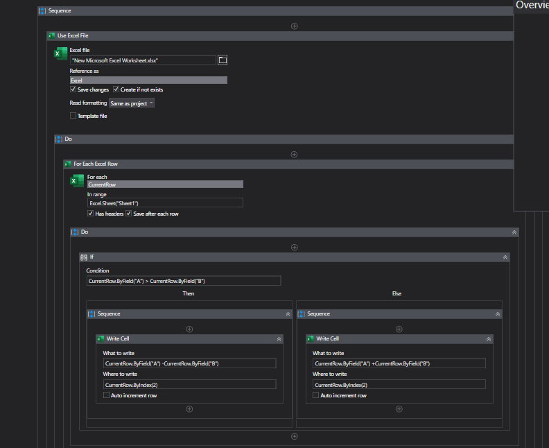 Compare 2 Cells In Each Row And Do Something Studio UiPath compare-2-cells-in-each-row-and-do-something-studio-uipath