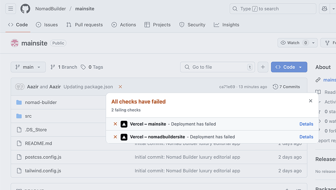 GitHub build
