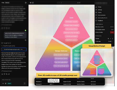 v0 AI Agent cost example