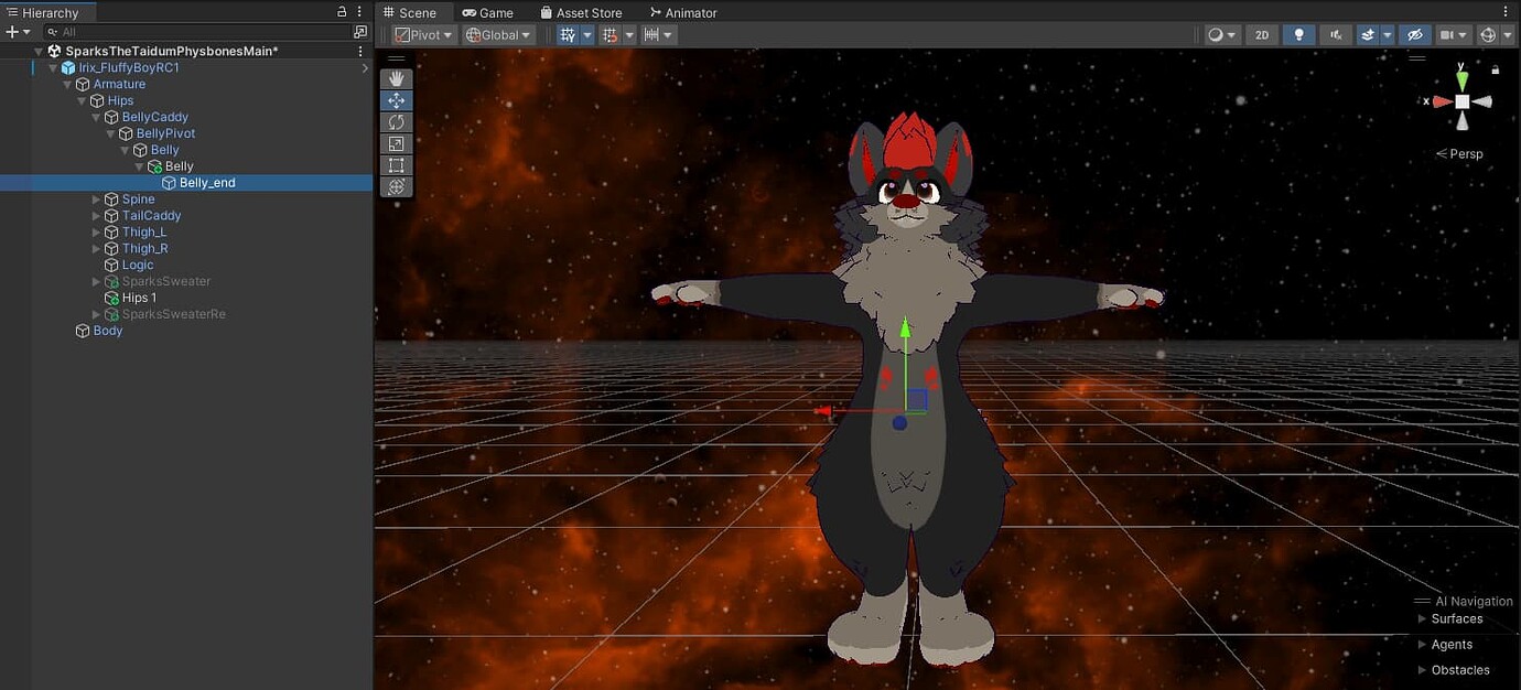 My avatar seems to pop up looking weird in vrc but not unity any help ...