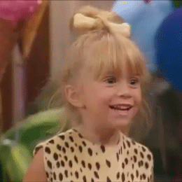 Image result for michelle tanner surprised gif