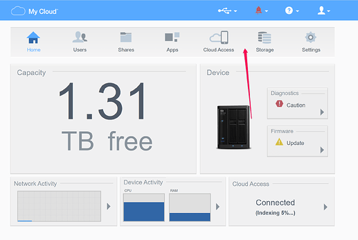 no backup menu option