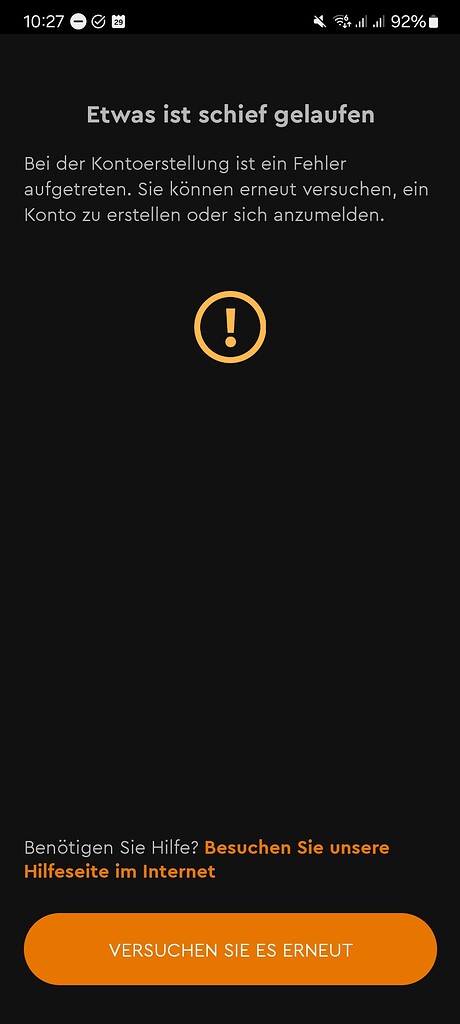 Anmeldung in App nicht möglich - WD Programme & Zubehoer - WD Community