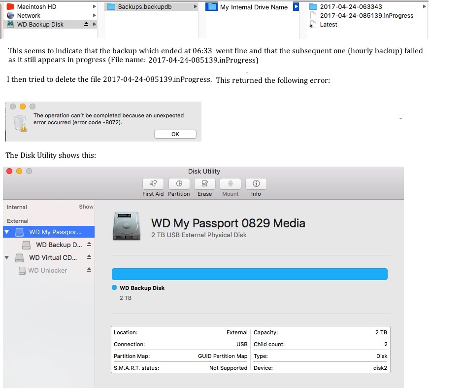 My brand new WD "My Passport for Mac" 2TB disk won't eject External Drives for Mac WD Community