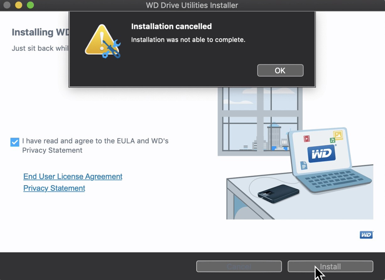 MyBook Duo Power Light Blinking RED External Drives for Mac WD