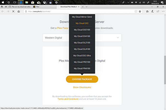 2-PLEX FOR NAS DOWNLOAD FROM PLEX WEBSITE