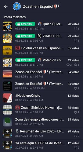 Posts recientes 1